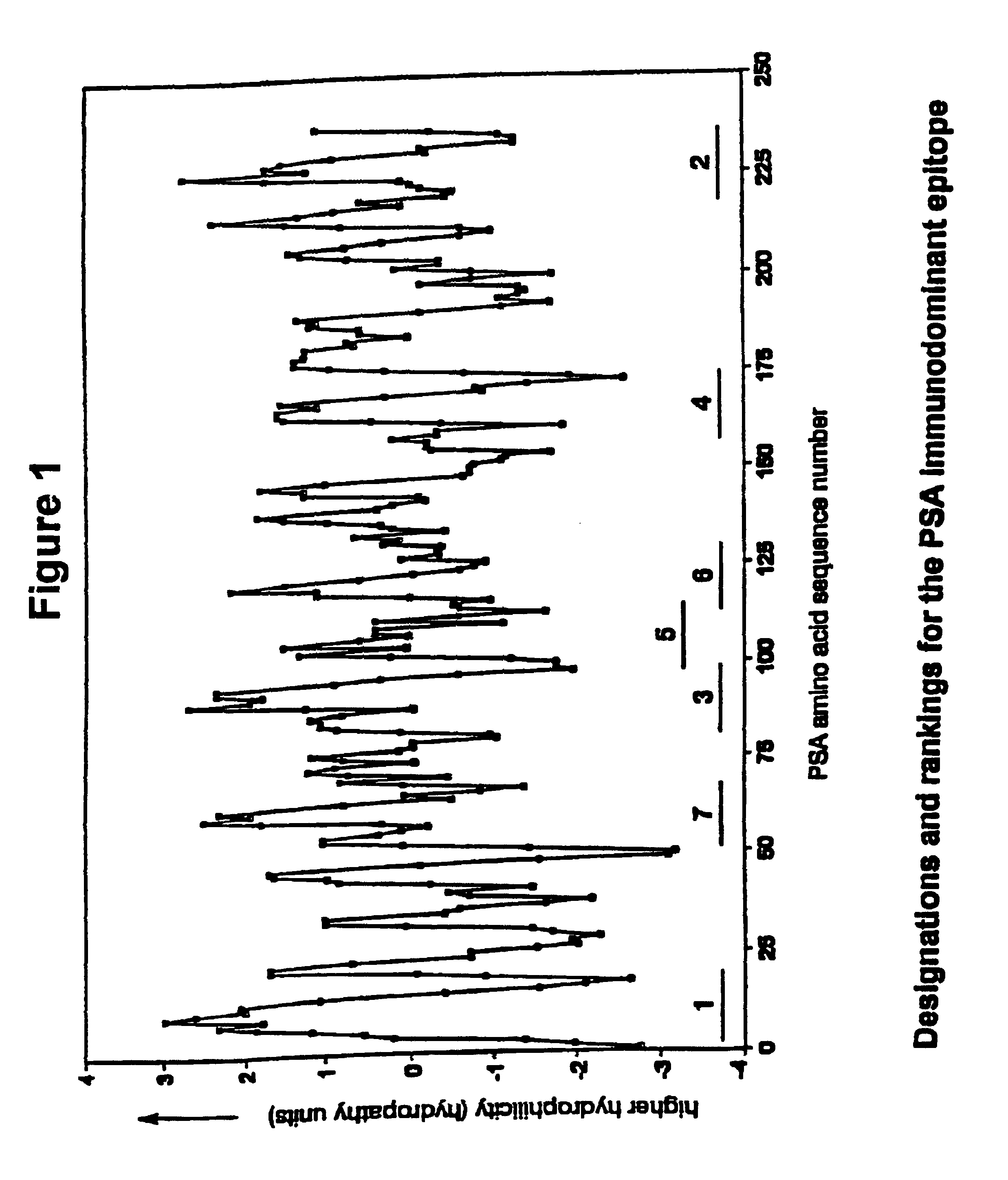 Method of identifying and locating immunobiologically-active linear peptides