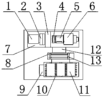 Rubber tire crushing device