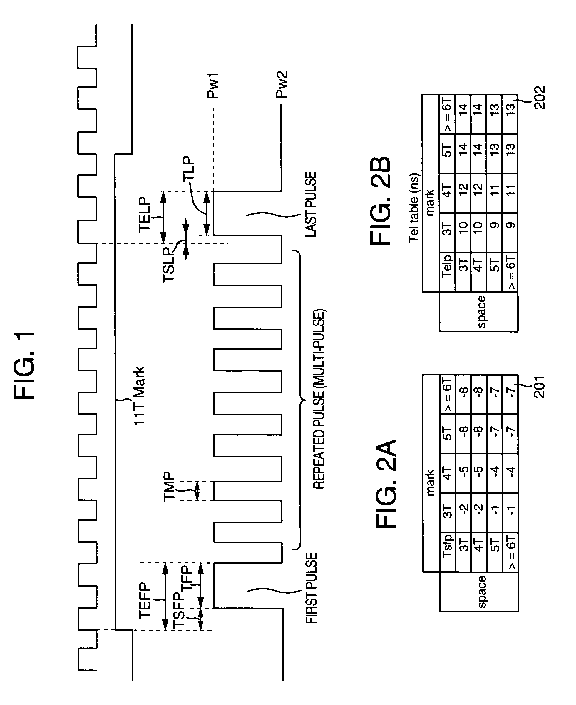 Recording medium, optical disk apparatus and writing method