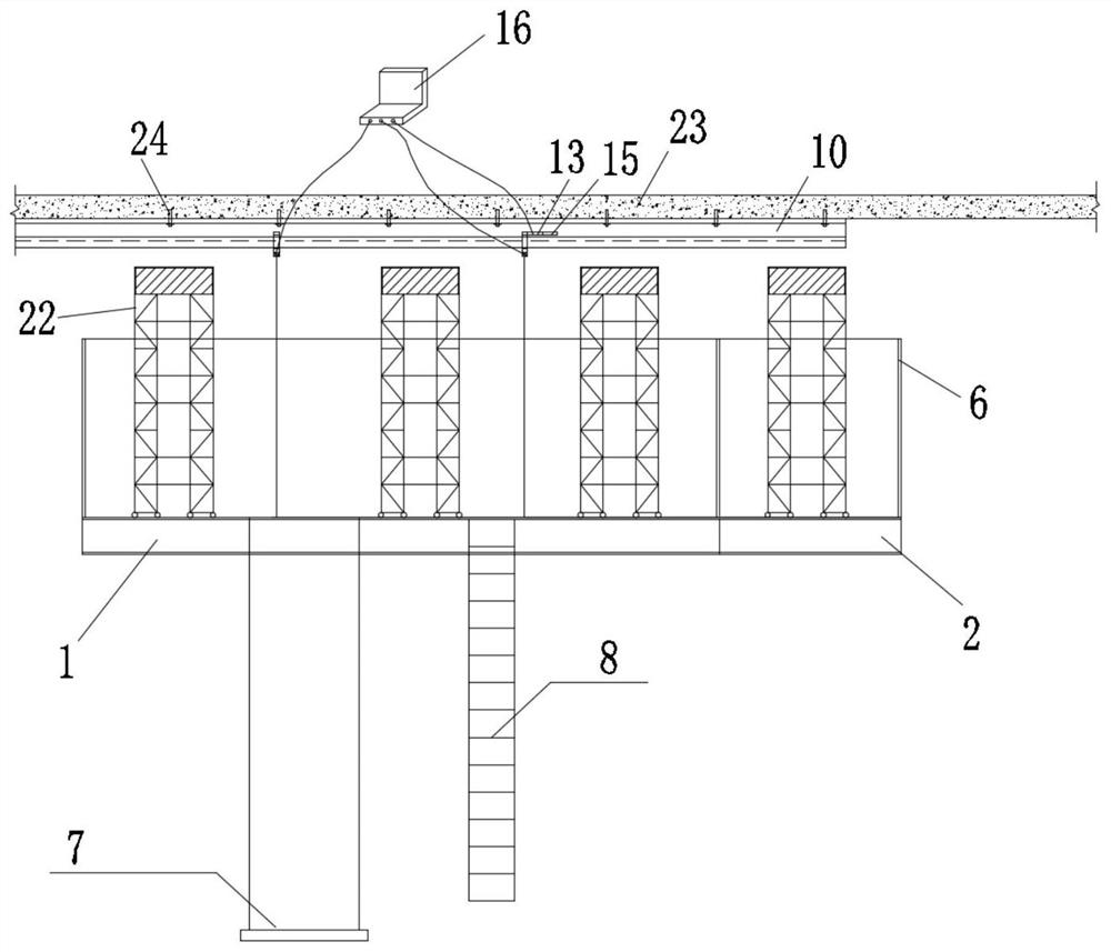 Transformation construction method for existing large space structure