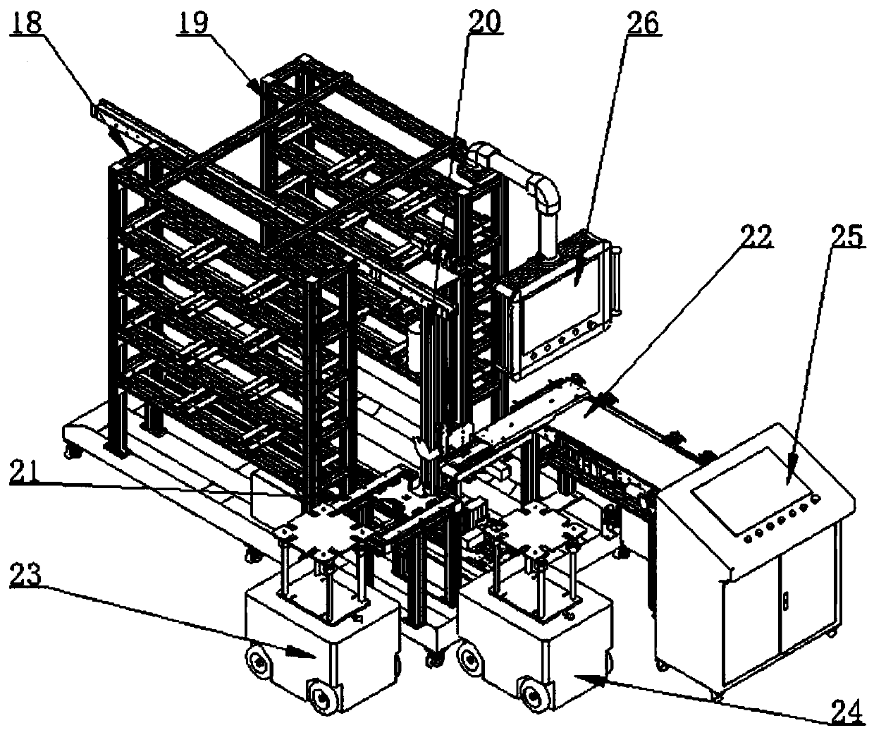 Intelligent manufacturing technology and application production training system