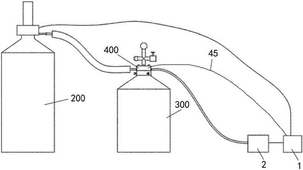 Liquid refrigerant supplementing device