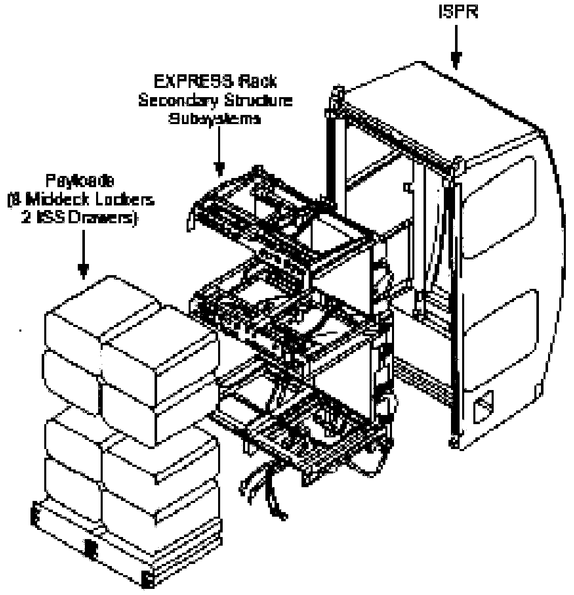 A passive vibration reduction method for a space science experiment cabinet