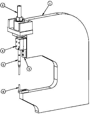 Rivet-pressing and bending universal machine