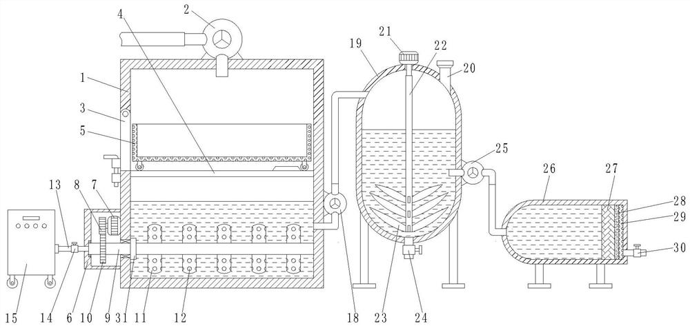 Ozone combined system and method for treating ultrafiltration produced water or membrane concentrated solution by using same