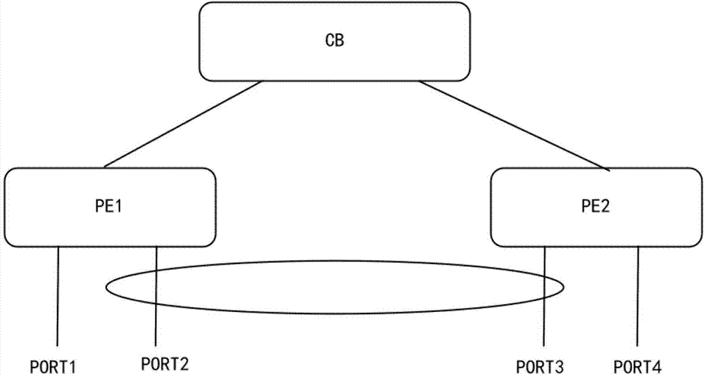 Packet forwarding method and device in virtualized network as well as virtualized network