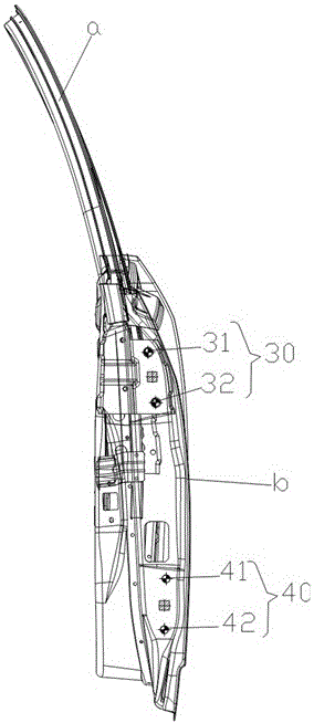 Positioning method of left front side car door inner panel assembly