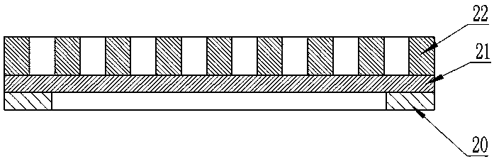 A transmission flat-response soft x-ray radiation flow measuring device