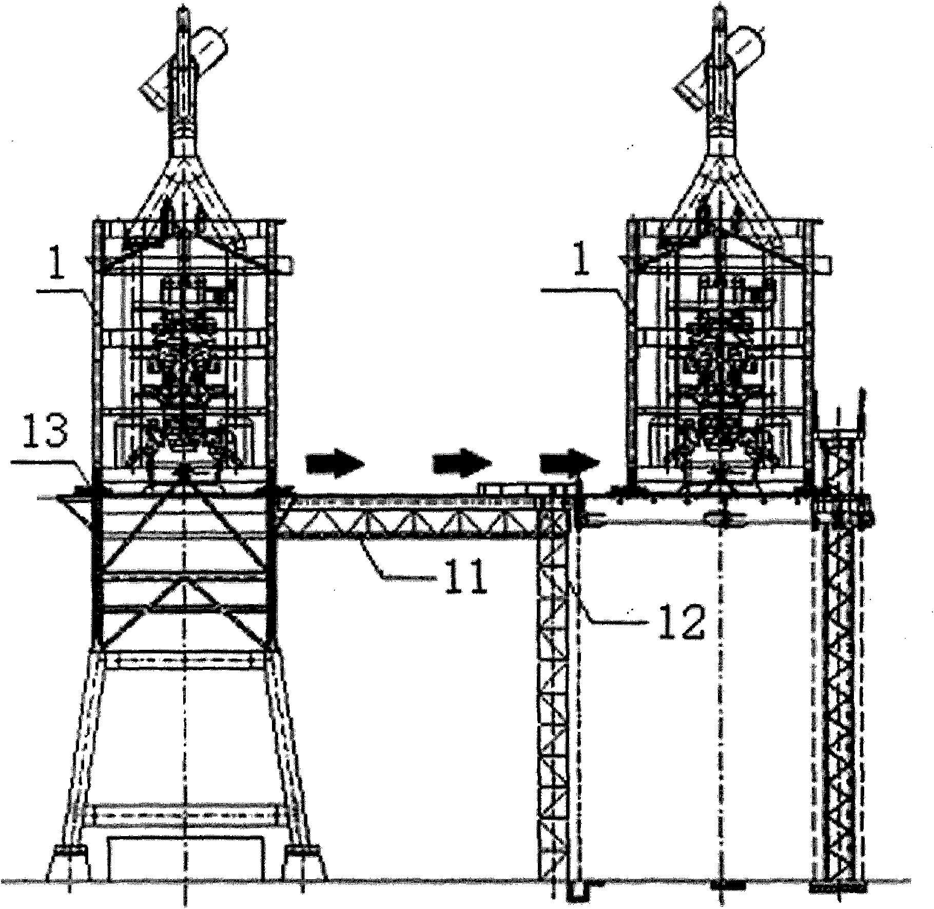 Modularized and integrative disassembling and installing methods for blast furnace