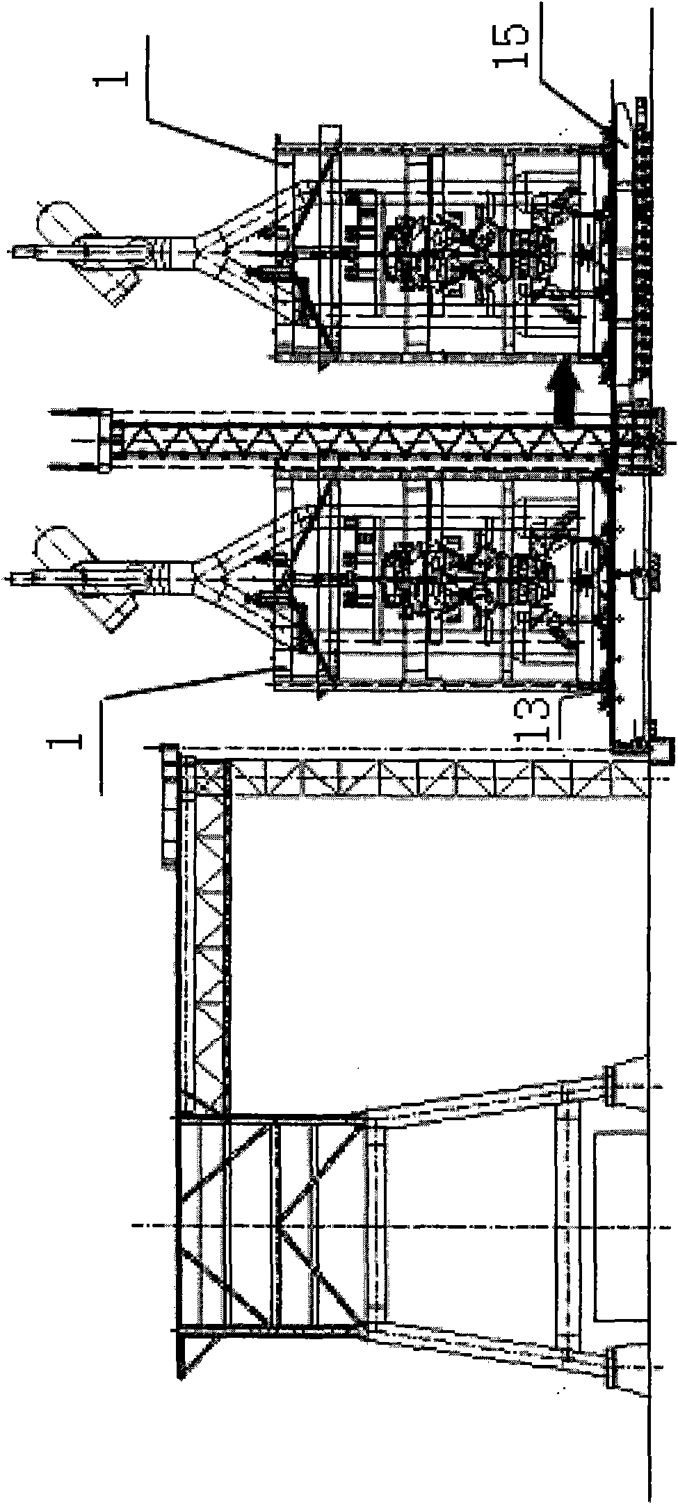 Modularized and integrative disassembling and installing methods for blast furnace