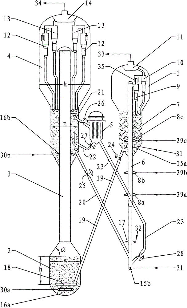 Catalytic cracking method and device