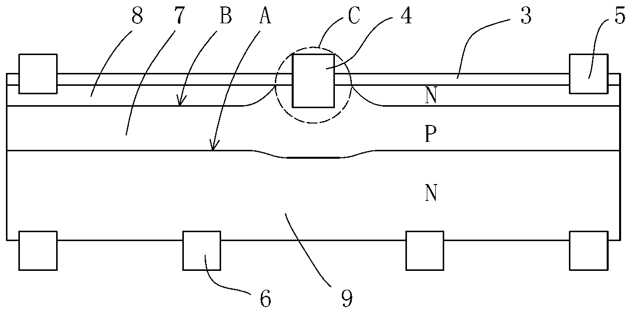 Parallel connection double-junction solar cell
