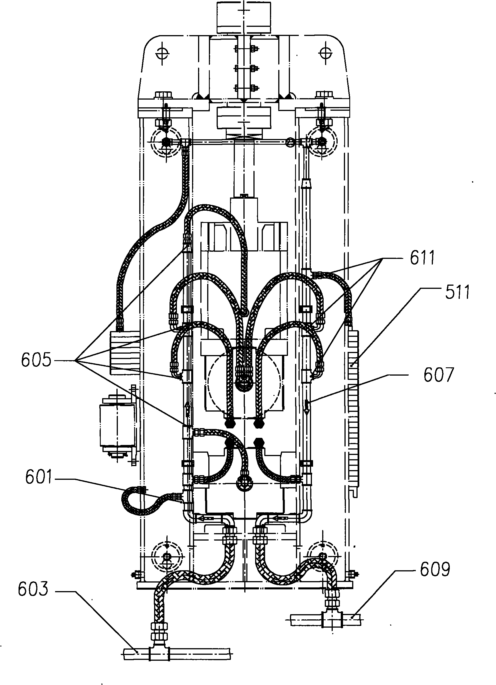 Tension leveler for continuous caster