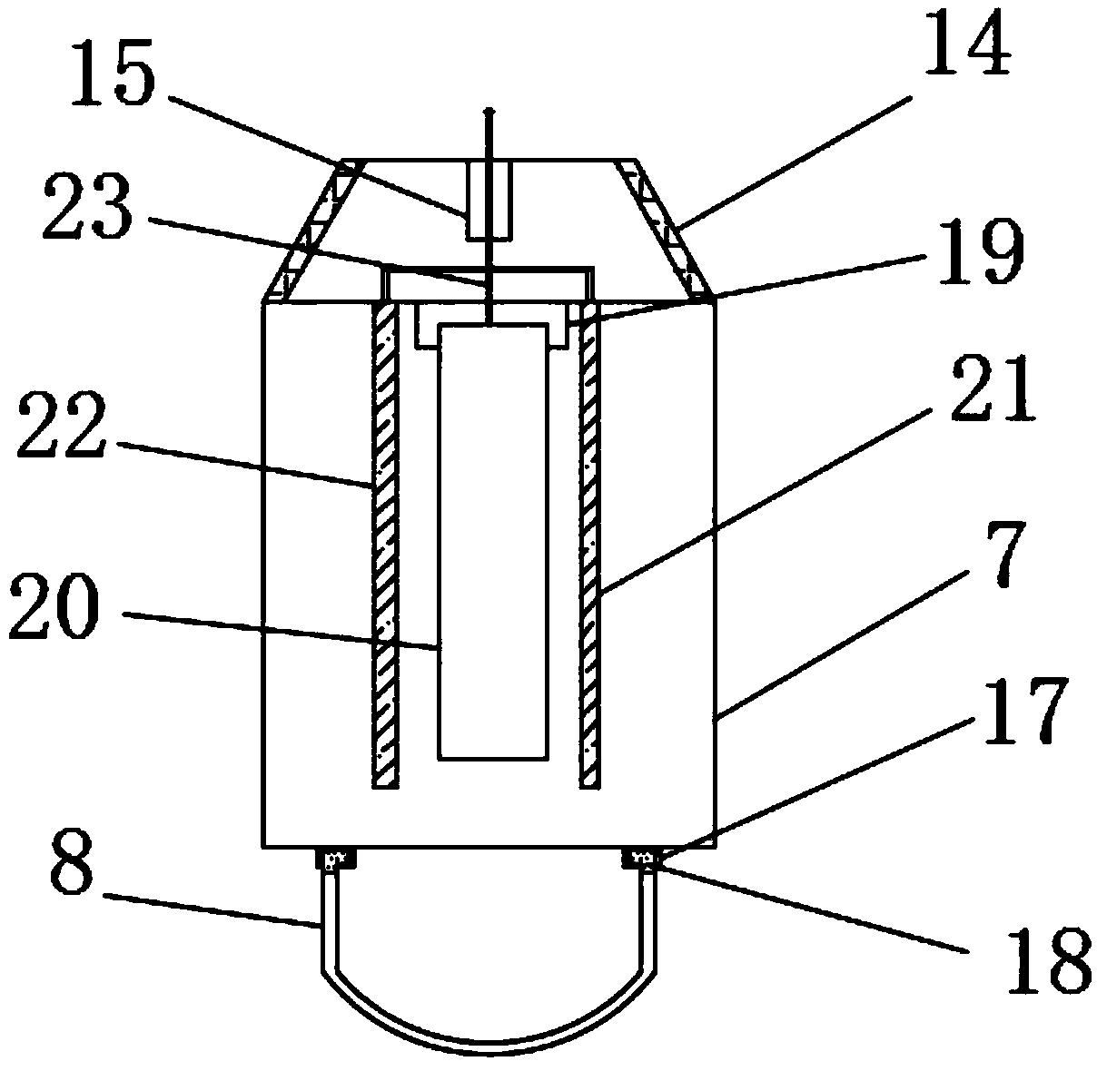 Garden road lamp with deinsectization function