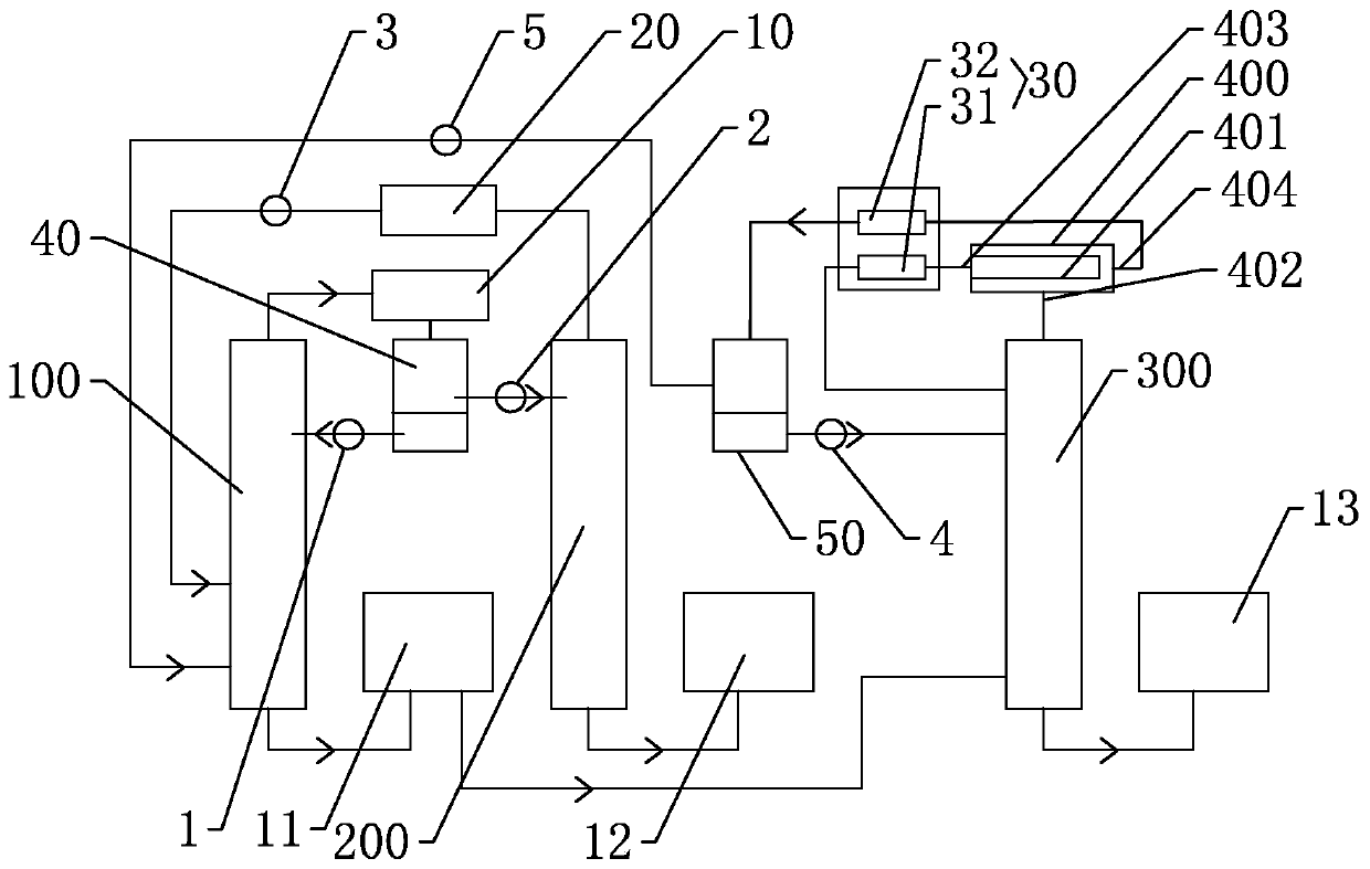 A kind of separation method of triethylamine and water