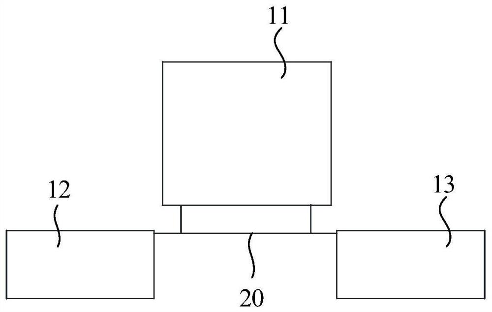 Graphite grounding belt connection device and graphite grounding belt connection method