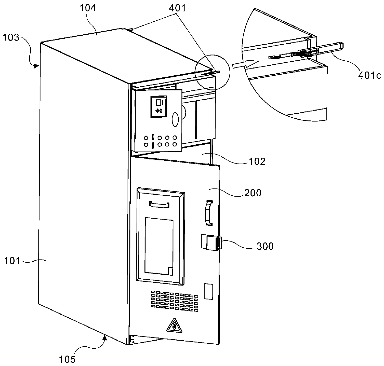 A modular ring network cabinet