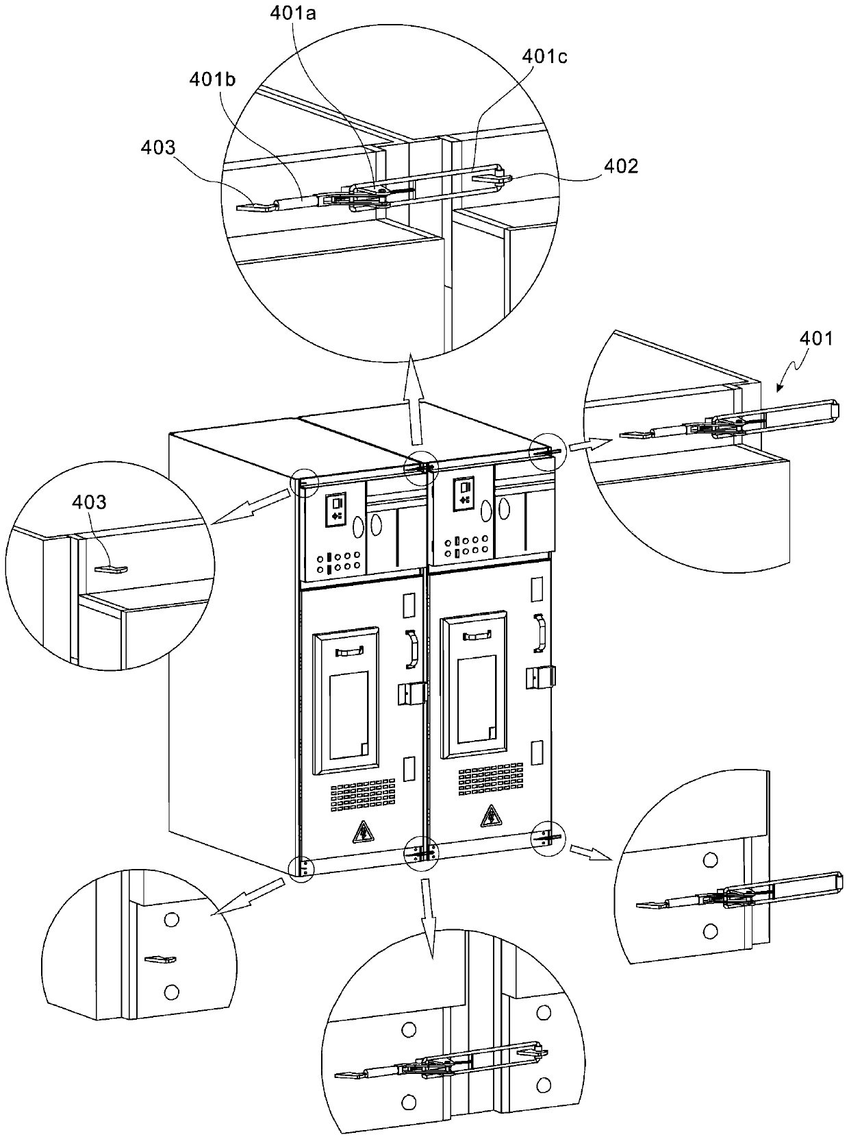 A modular ring network cabinet