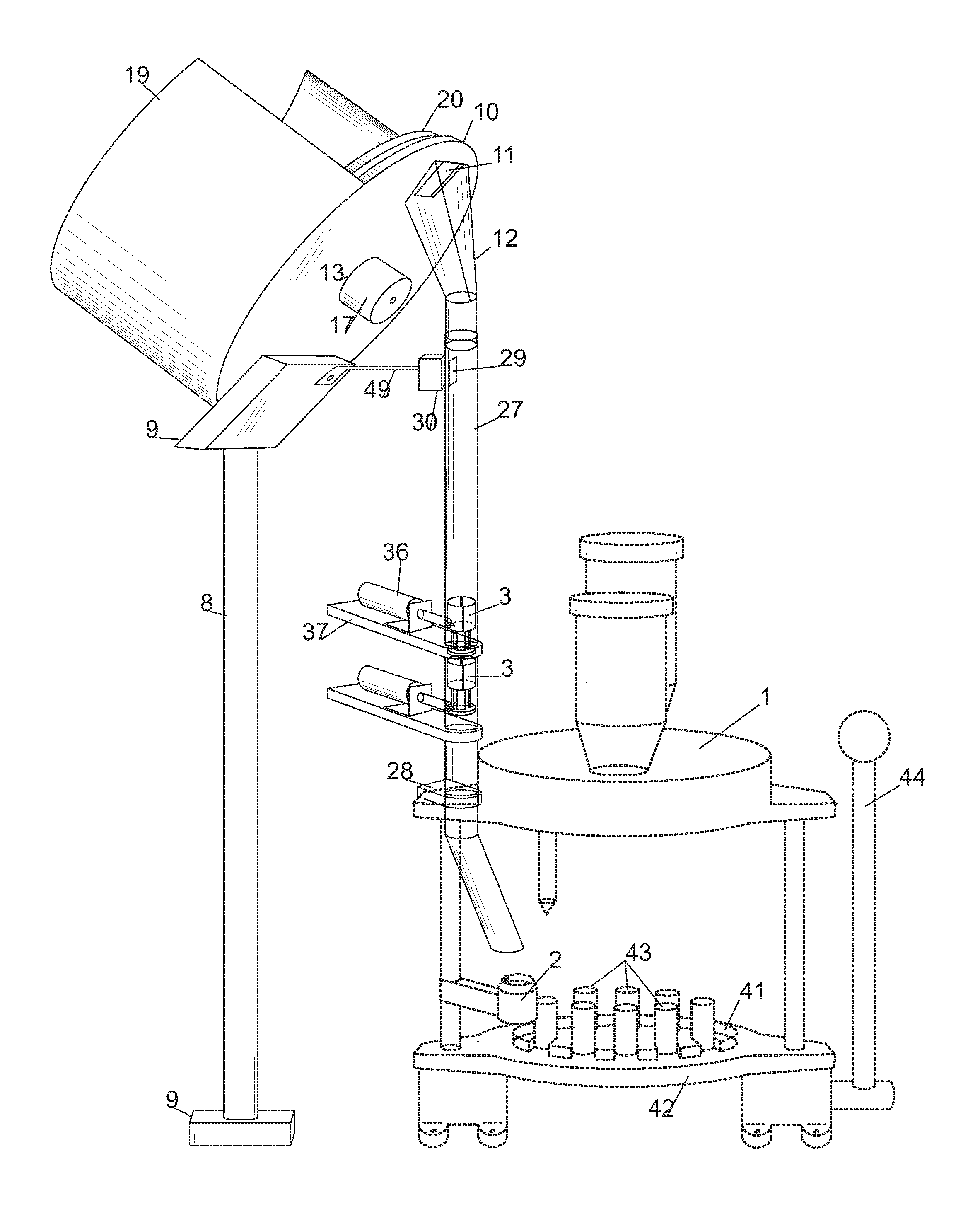 Shotgun Shell Automated Wad Dispenser Assembly