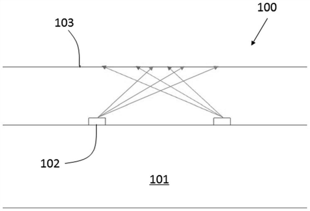 COB display screen with light isolation device