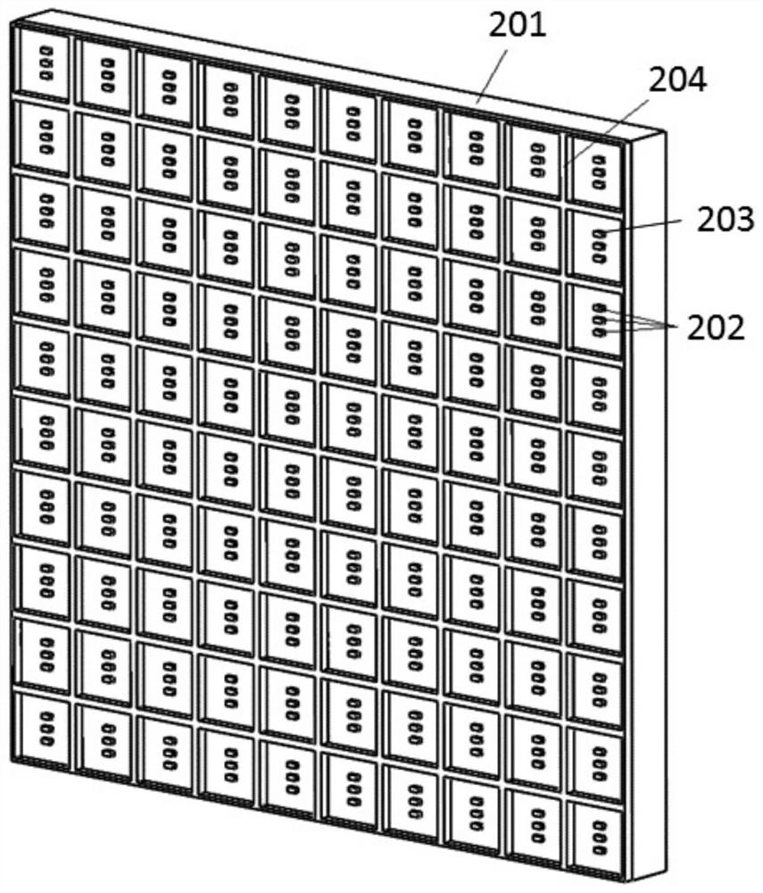 COB display screen with light isolation device