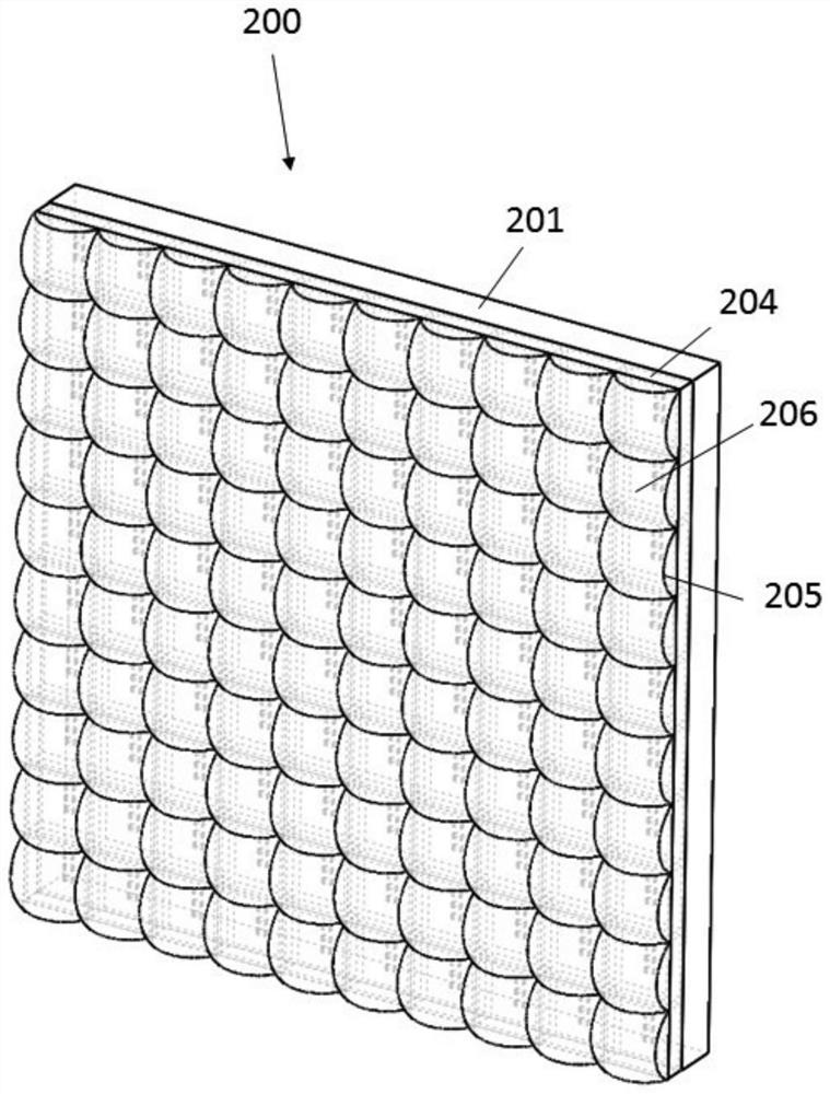 COB display screen with light isolation device