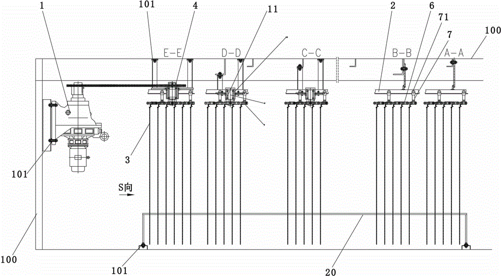 Automatic continuous drying system of large ocean fishing boat