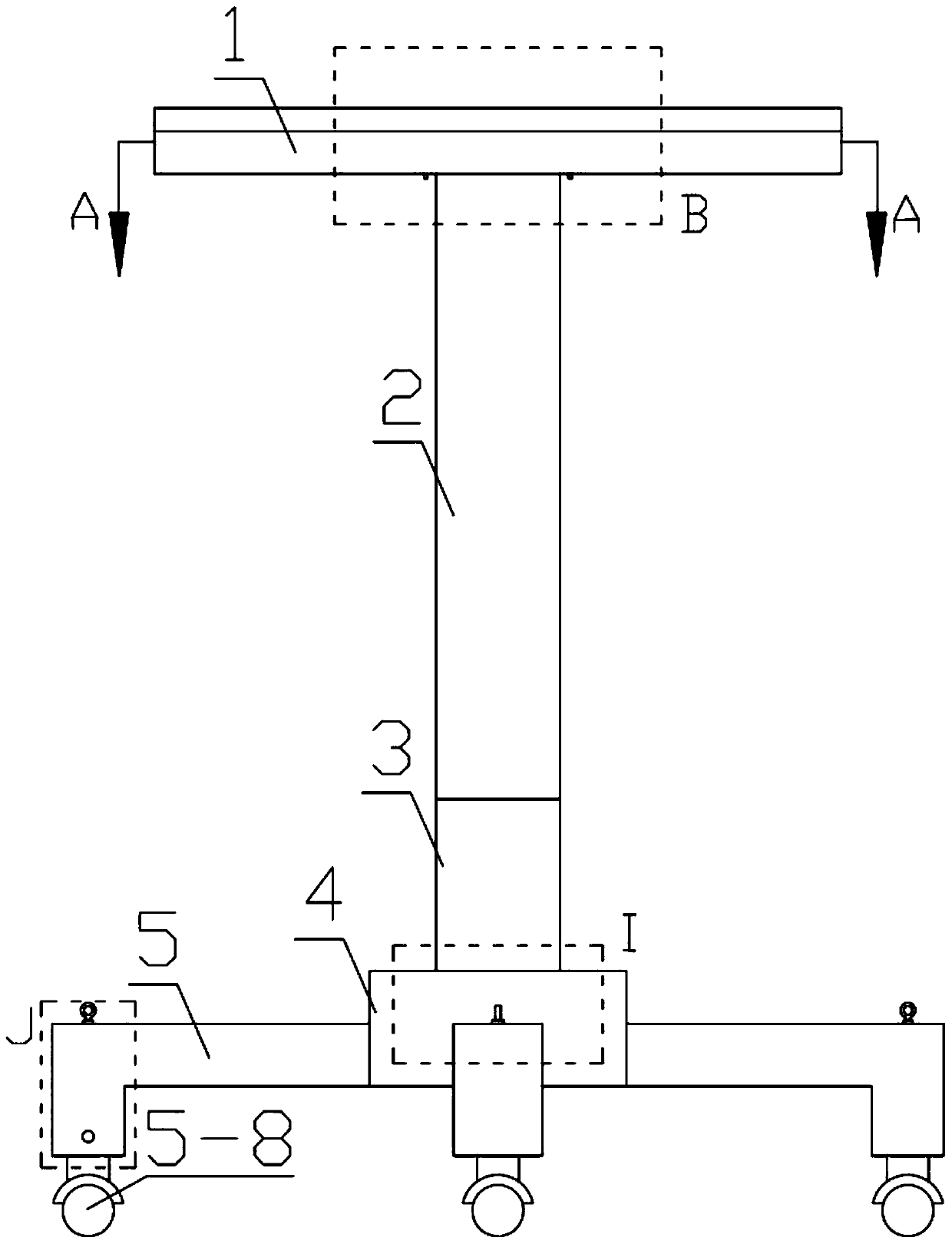 A new type of multifunctional medical simple seat