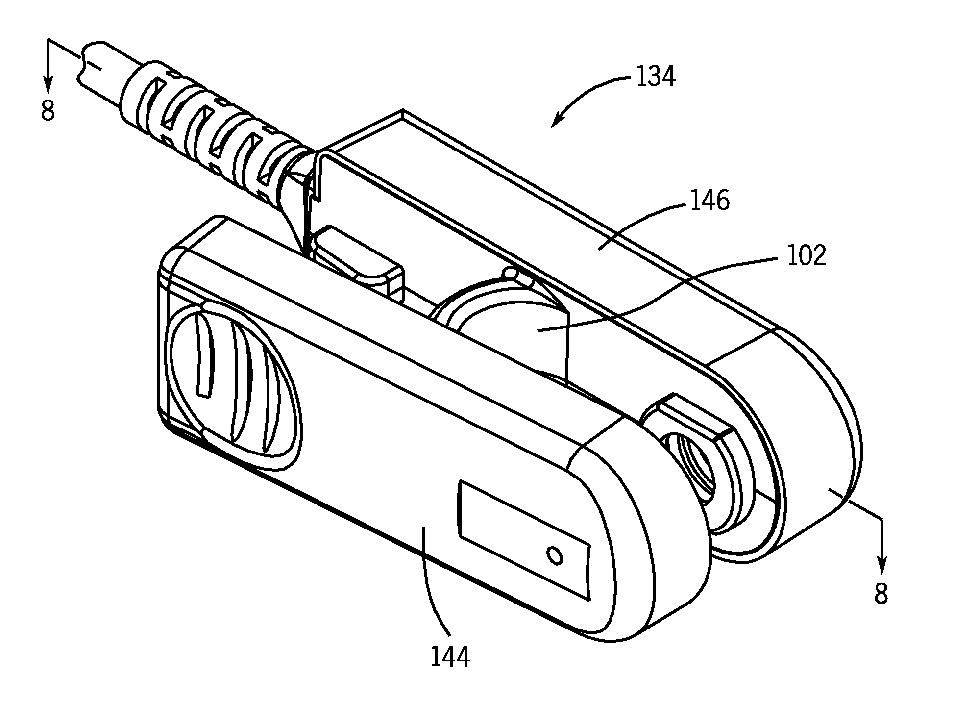 Sensor Clip Assembly for an Optical Monitoring System