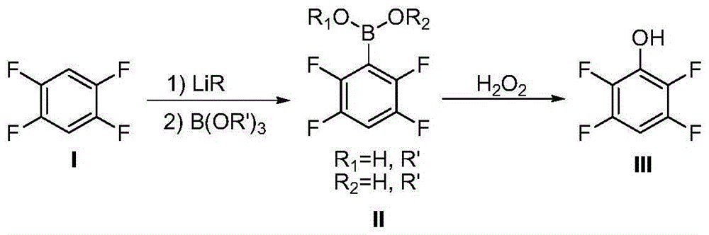 Synthesis method for 2,3,5,6-tetrafluorophenol