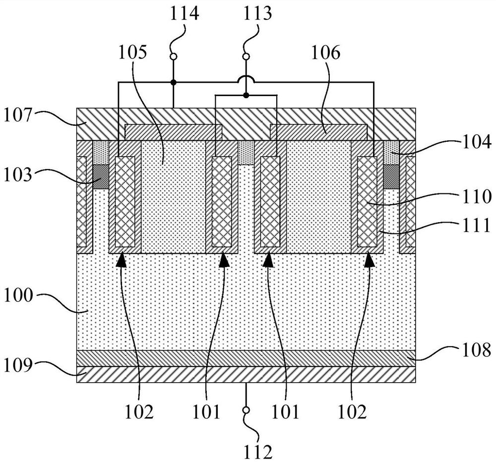 Narrow mesa insulated gate bipolar transistor device and forming method