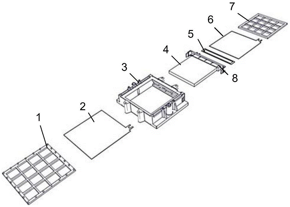 A liquid circuit built-in aluminum-air fuel cell unit and battery stack