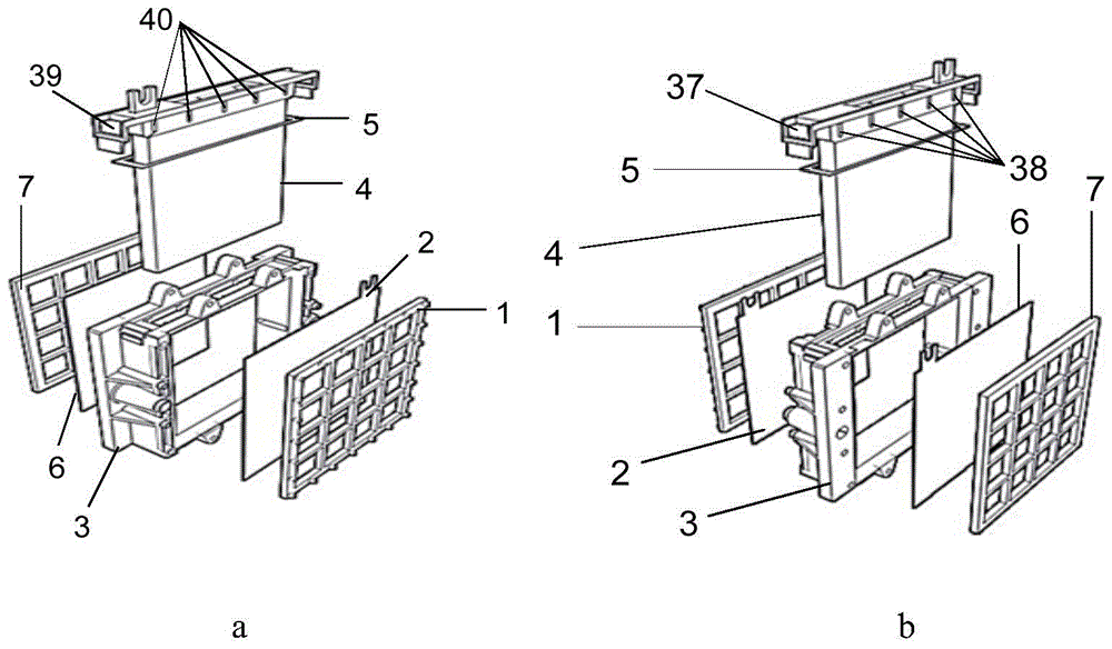 A liquid circuit built-in aluminum-air fuel cell unit and battery stack