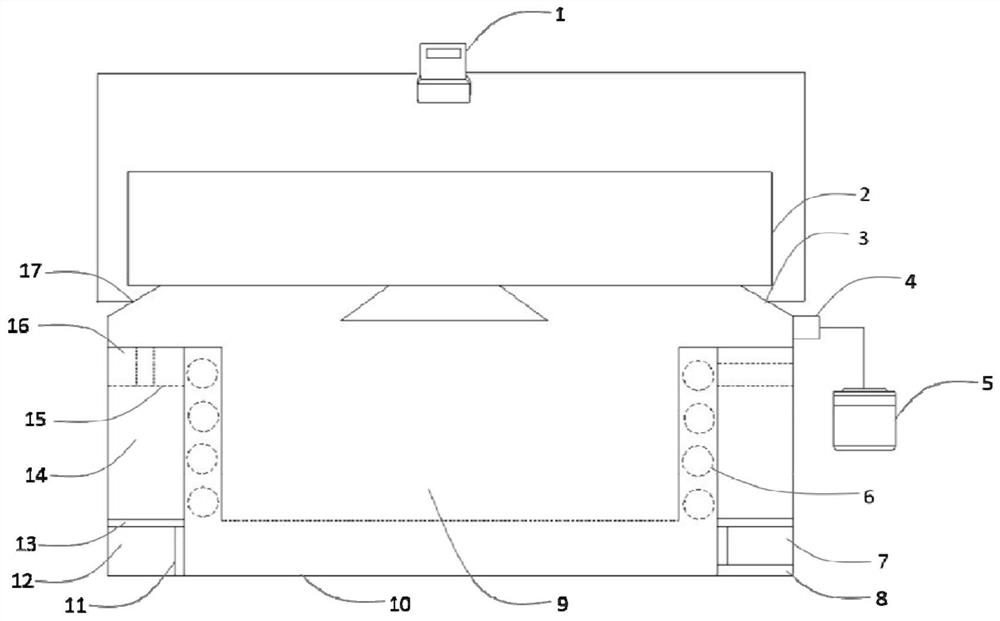 An ultrasonic impact forging device