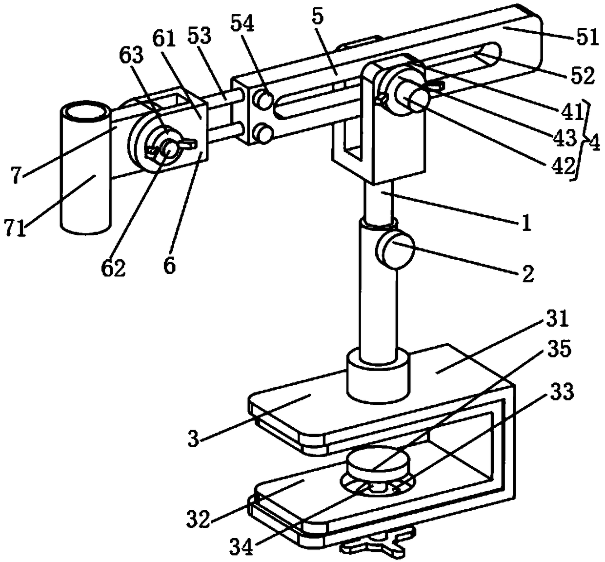 Positioning device for puncture guiding in CT image puncture