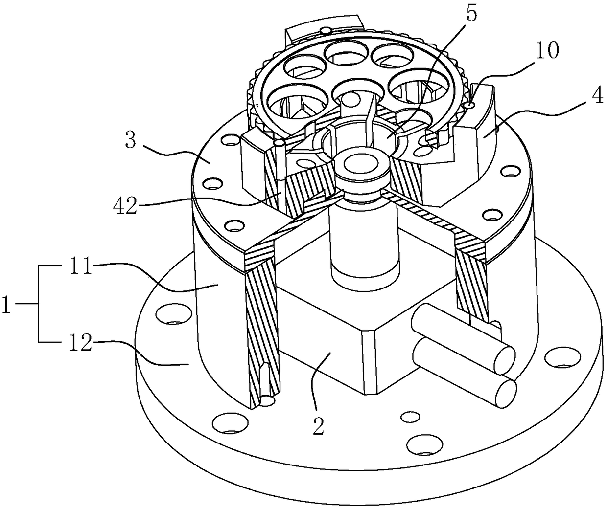 Cycloid gear machining fixture