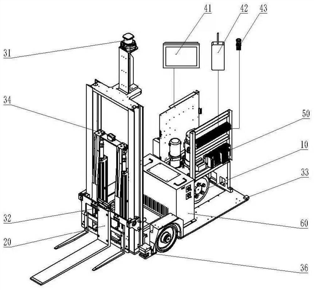 A kind of intelligent mobile transfer system and transfer method thereof