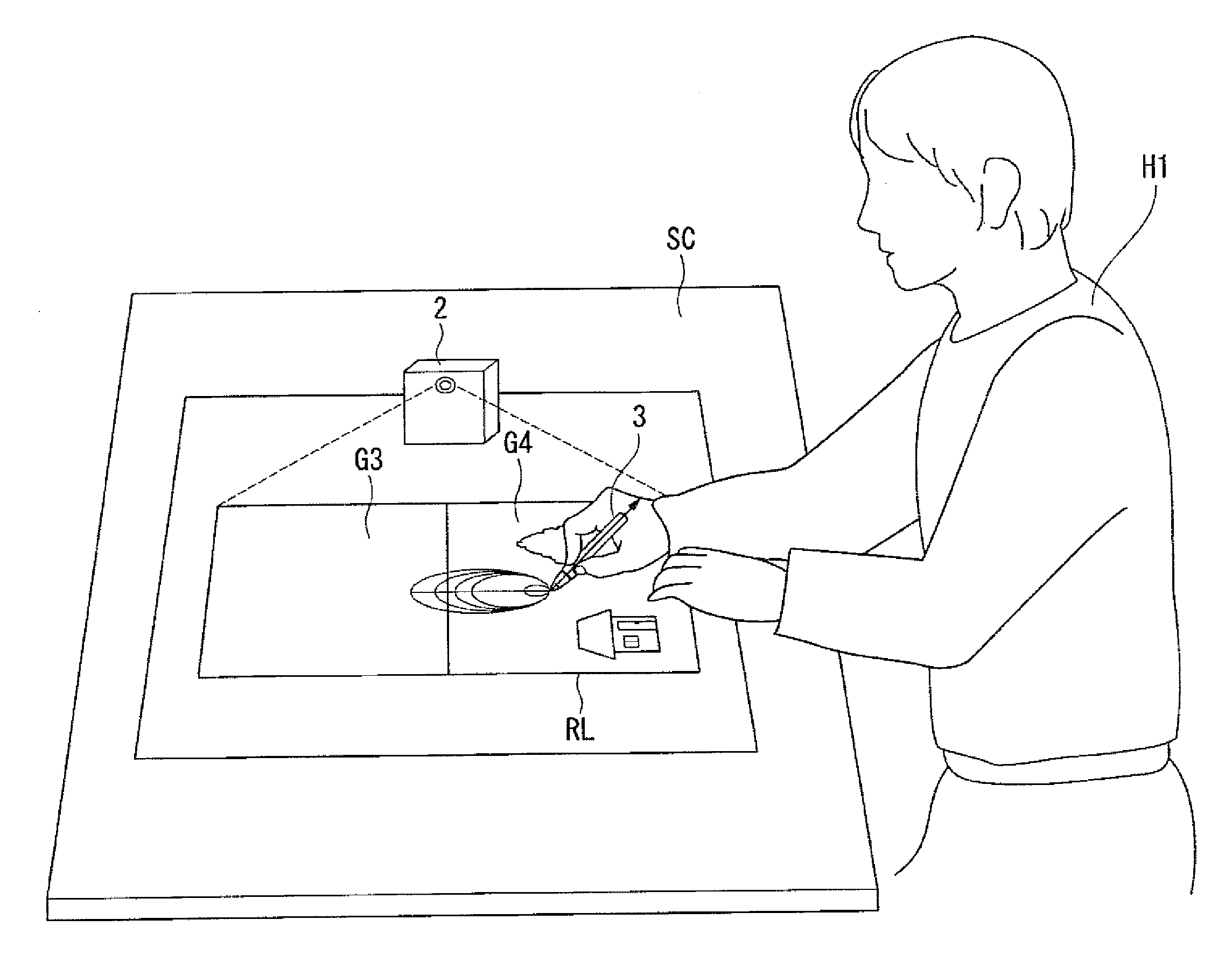 Image processing device, projector, and image processing method