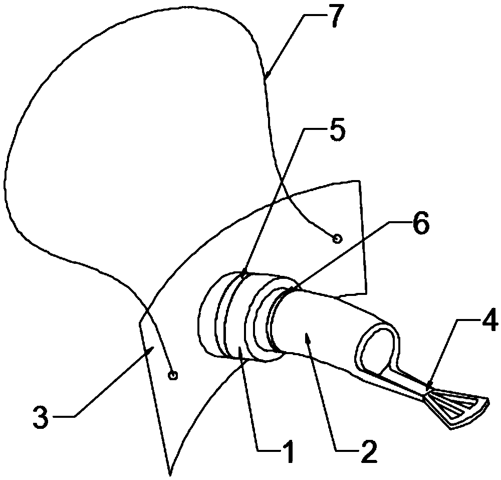 Comfortable oral cavity supporting device for gastroscopy