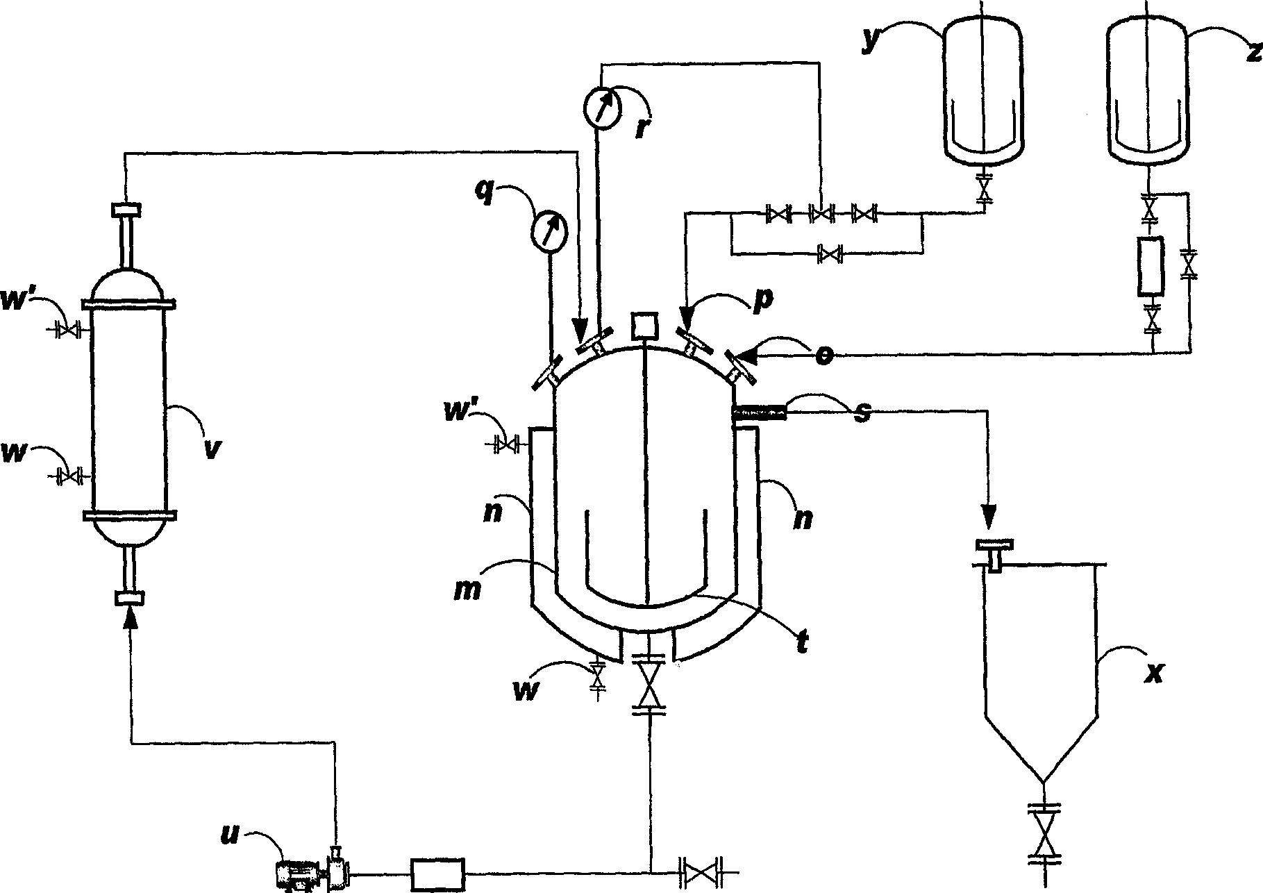 Continuous neutralizer mixer reactor and a continuous process for quenching chlorination reaction mixture in production of chlorinated sucrose