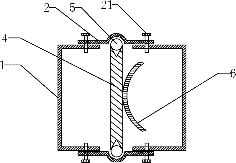 Clearance type cross-current liquid-liquid separation device