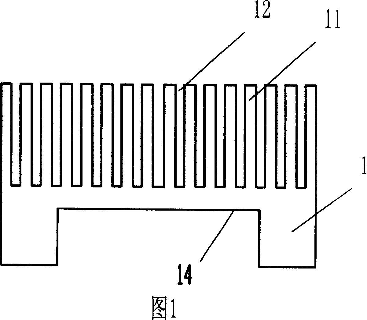 Carding structure of needle selecting equipment