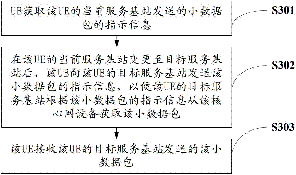 Data packet transmission method and device