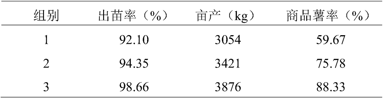 A kind of processing method of potato seed