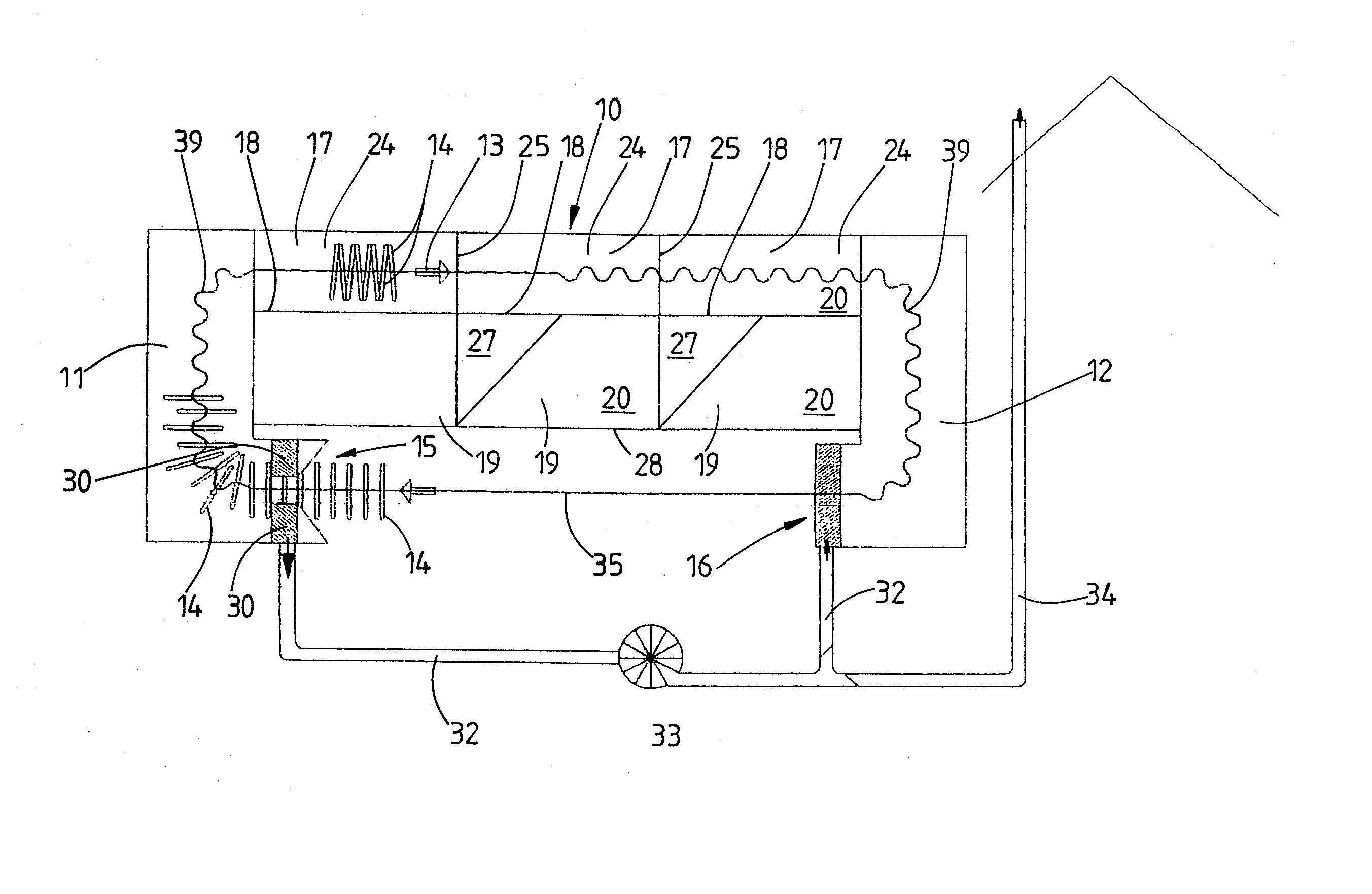 Method for smoothing articles of clothing, and tunnel finisher