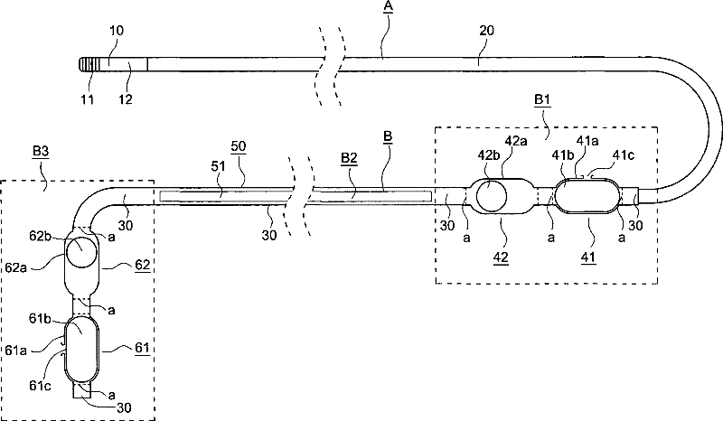 Device for cleaning the inside of the barrel of a firearm