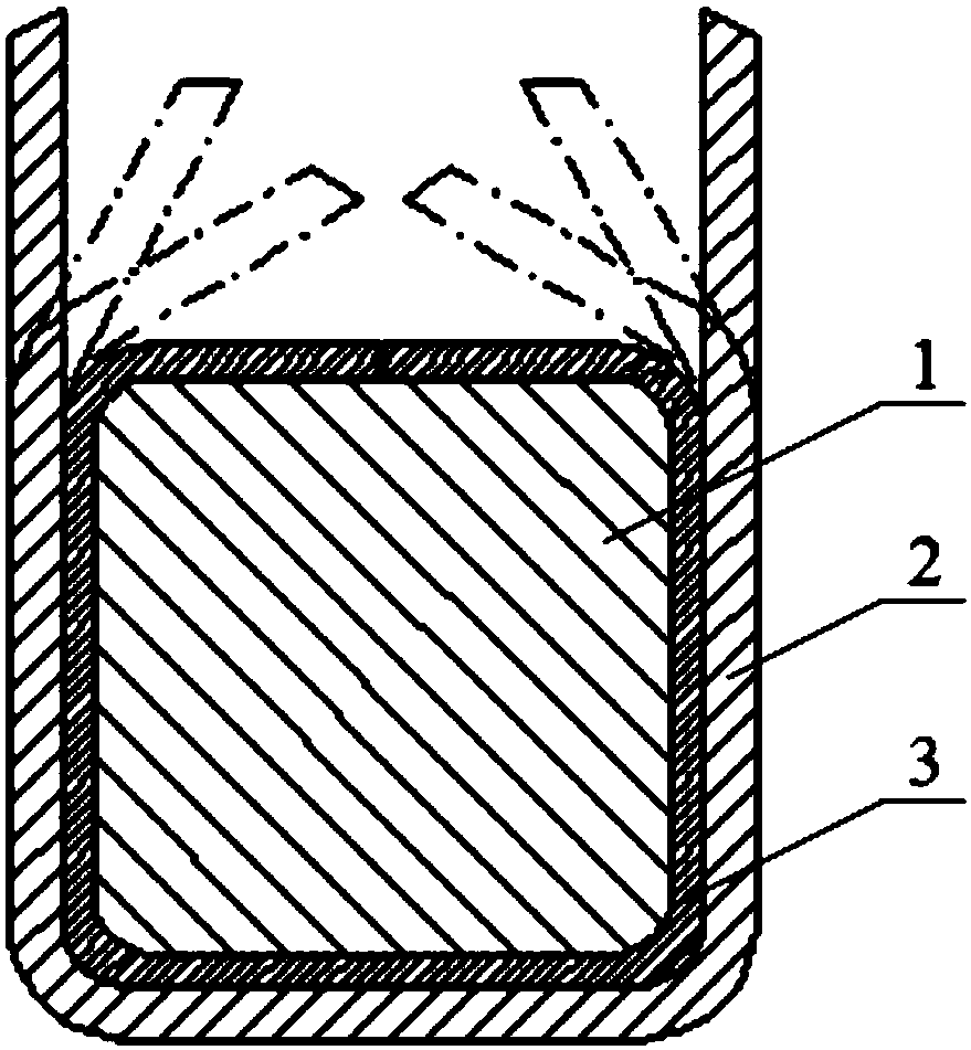 A method for preparing stainless steel composite threaded steel bars by cladding and rolling