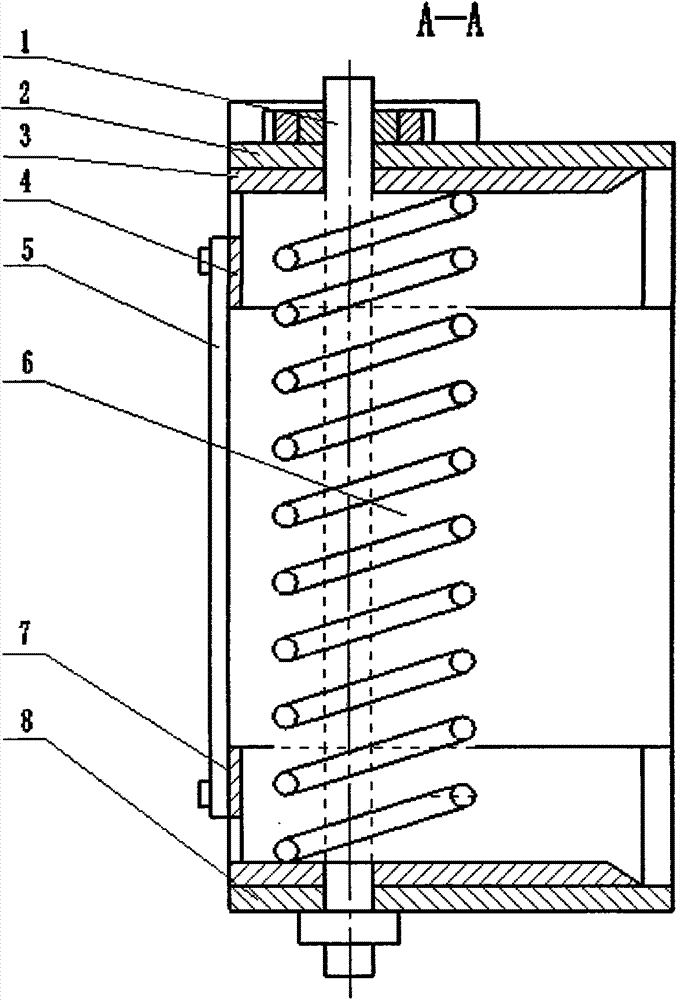 Large-sized pressure spring loading and unloading machine