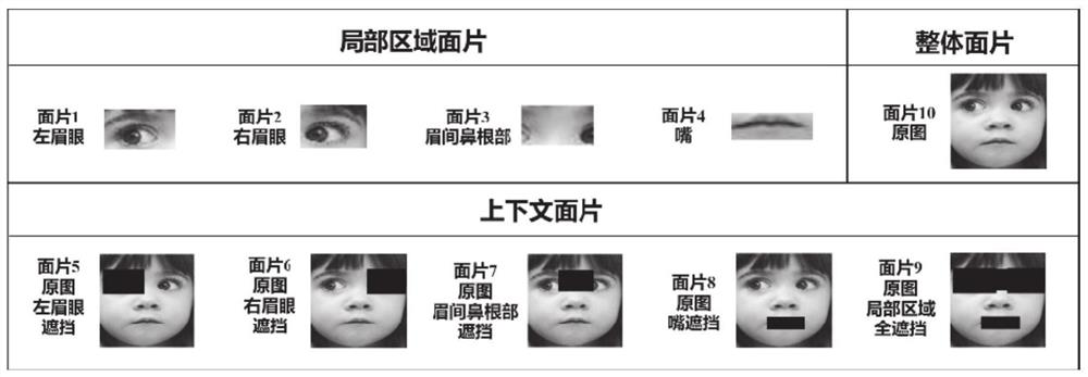 Facial expression recognition method and system based on regional grouping and internal association fusion