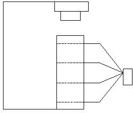 Solidifying and hardening progress monitoring system for mining cement filling slurry and monitoring method thereof